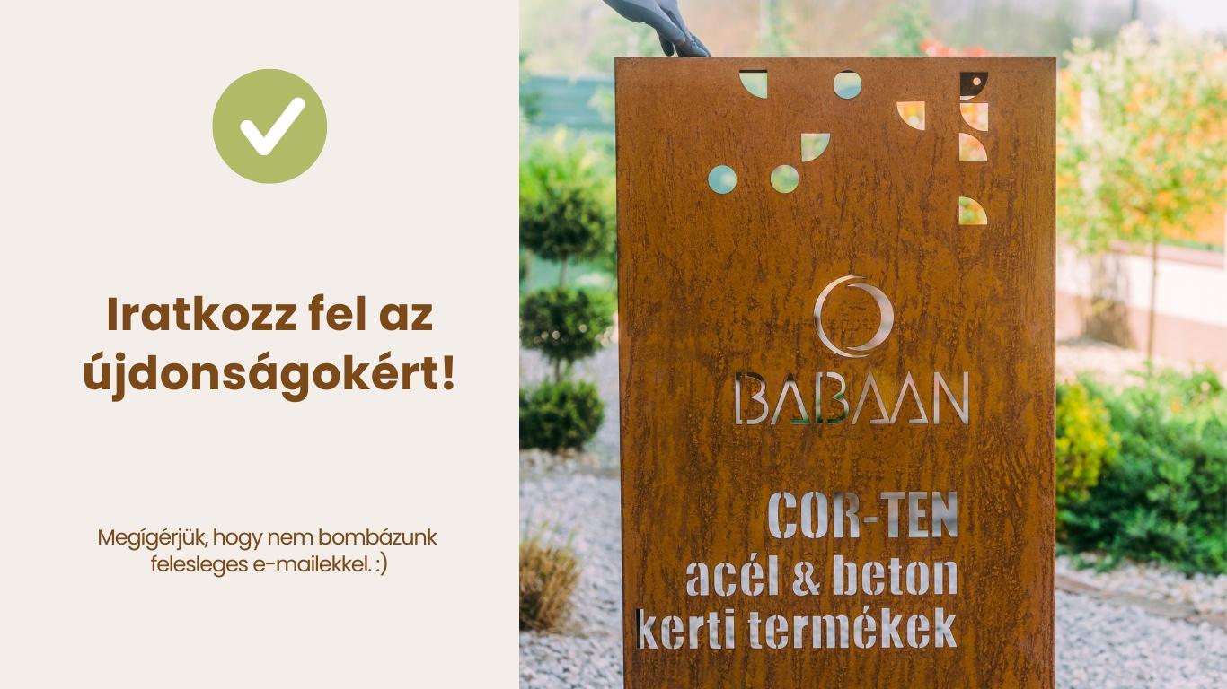 Corten hírlevél feliratkozás