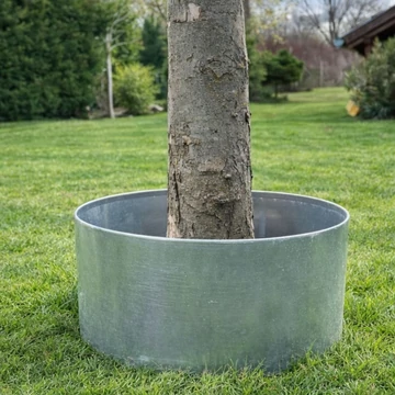 Acél baumring, ágyásszegély fa köré 37 cm átmérő