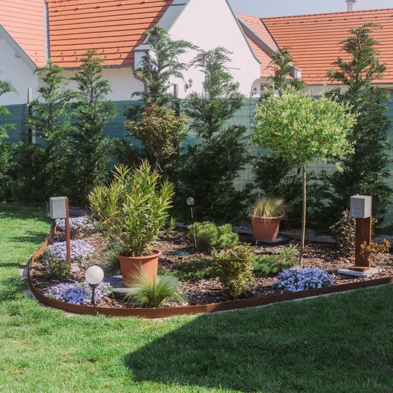 Corten acél Flexibilis ágyásszegély
