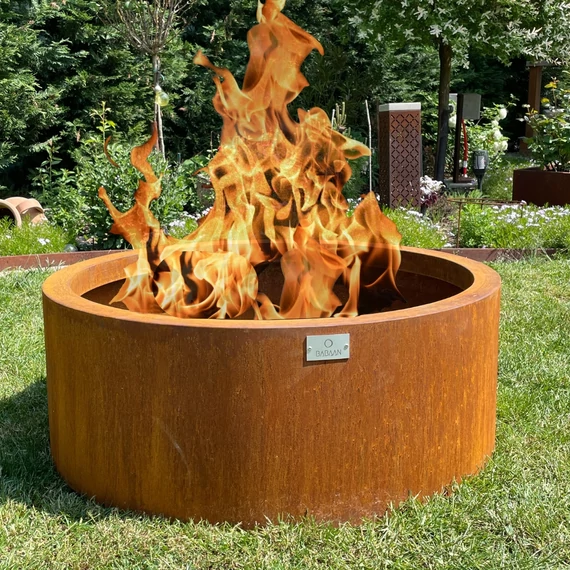 Corten acél tűzrakó