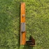 Kép 2/7 - Corten acél ágyásszegély szett, 10 cm magas, 1 méter x 1 méter, minden szükséges kiegészítővel. Csavarokkal, leszúrószegekkel, toldókkal.