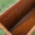 Kép 4/4 - Prémium, időtálló fém virágláda, Corten acélból