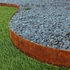 Kép 1/5 - Flexibilis corten acél ágyásszegély 20 cm magas 