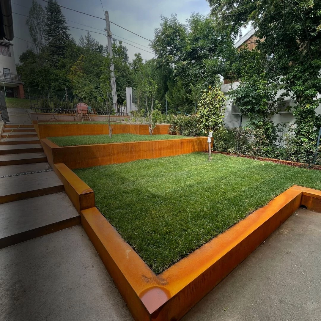 Corten támfalak
